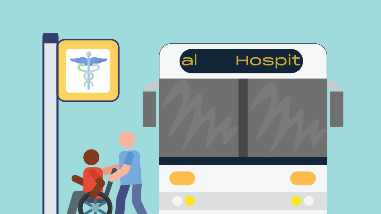 Illustration of medical transportation