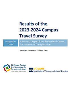 2023-24 Campus Travel Survey cover