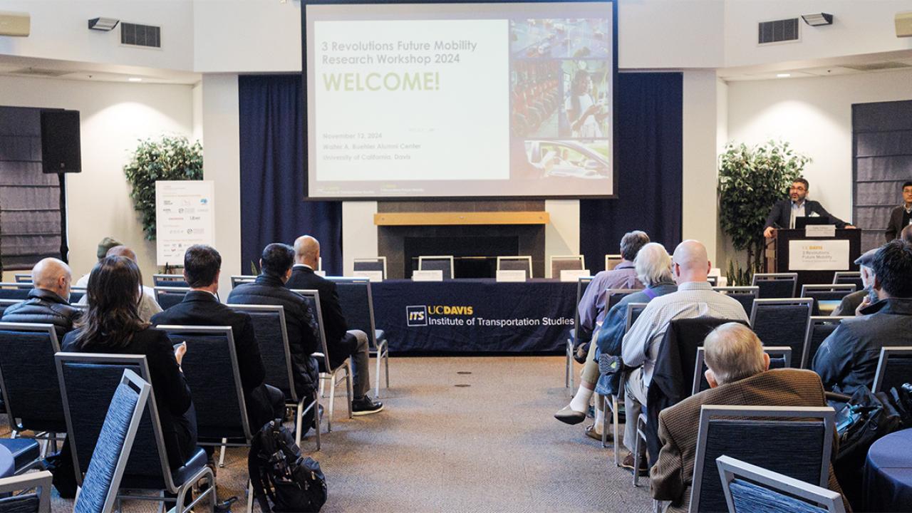 Group shot of Giovanni opening speech during the 2024 3RFM Workshop