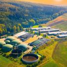 Aerial view of biofuel location