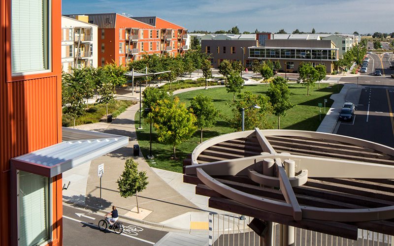 Photo of UC Davis West Village by David Lloyd